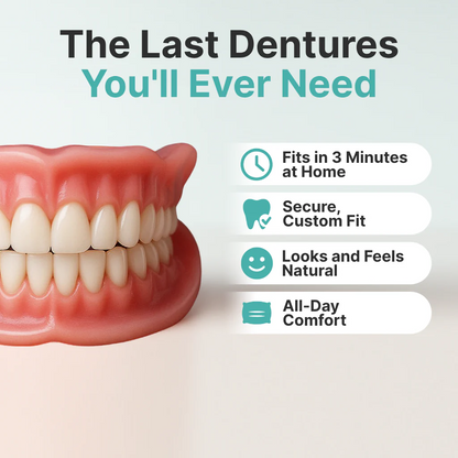 🌎Ends Today: 70% OFF! ⏰Eubuyercon™ Medical Full Denture with Strong Suctiond🦷American Dental Association(ADA) Certification✅
