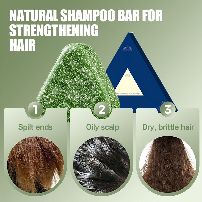 🔥Flash Sale🔥|Natural Shampoo Bar For Strengthening Hair